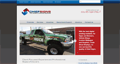 Desktop Screenshot of chiefsigns.com